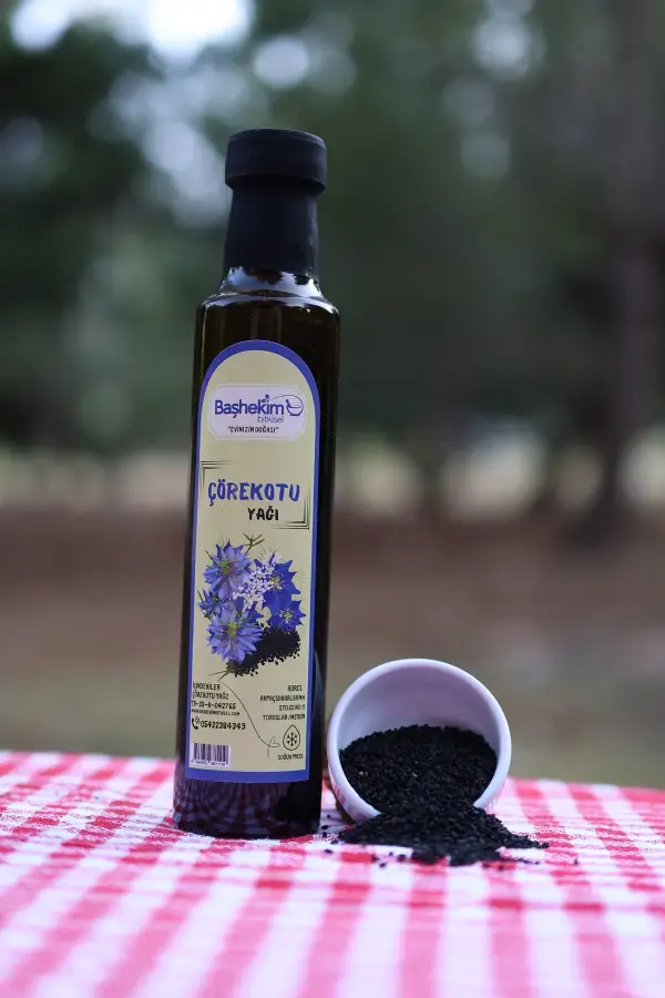Çörek Otu Yağı 250 ml Soğuk Press Katkısız Seyreltilmemiş Yerli Tohum Isıl Işlem Görmemiş - Görsel 2