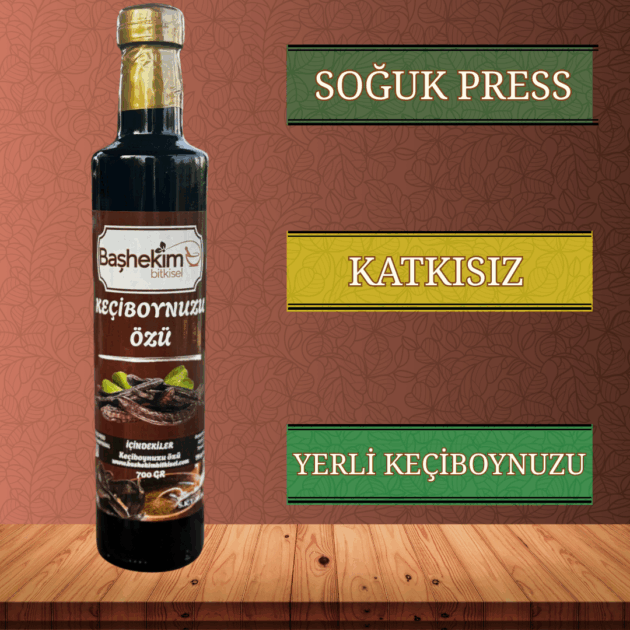 Başhekim Keçiboynuzu Özü 700 Gr Soğuk Press Yerli Keçiboynuzu Katkısız Saf Isıl İşlem Görmemiş