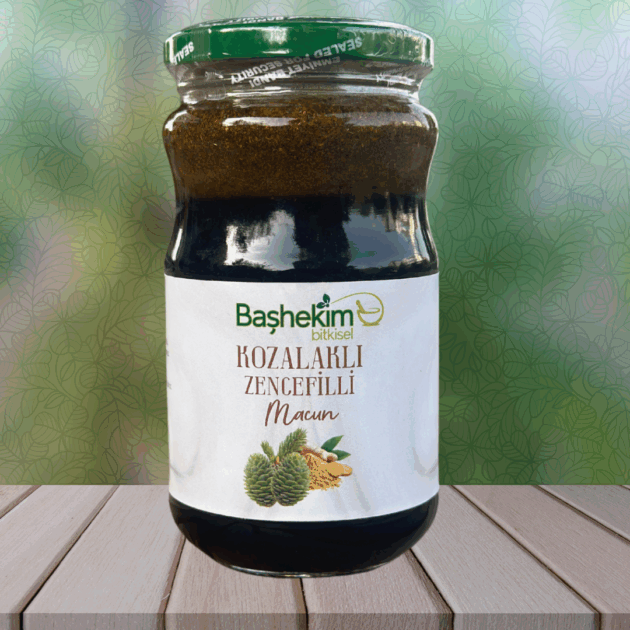Zencefilli Kozalaklı Özel Karışım Bitkisel Macun 420 gr